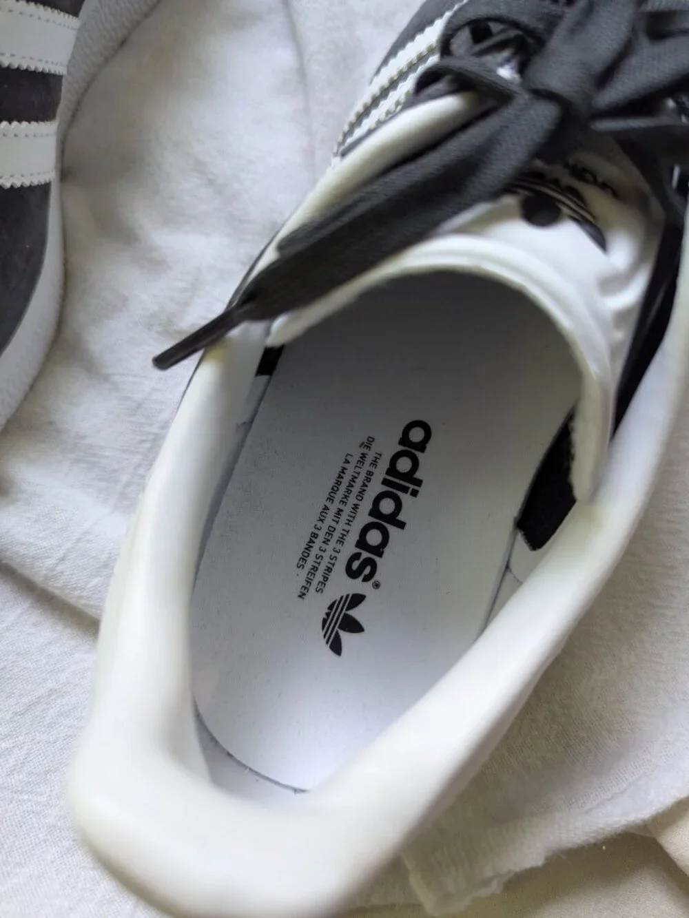 Dark Grey Suede Adidas Gazelle Mens 5